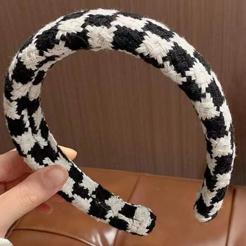 NWT Checkered Headband